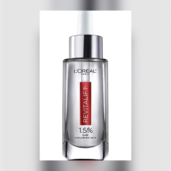 L’Oreal Paris 1.5% Pure Hyaluronic Acid Serum for Face with Vitamin C...